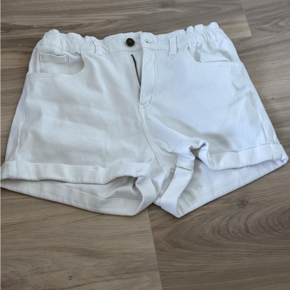 White Women's Jean Shorts S/M